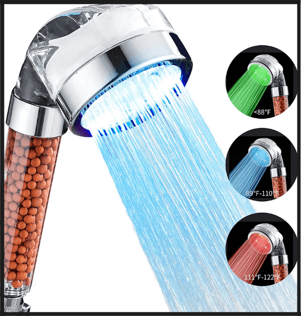 Cobbe Handheld shower head with built in water softener