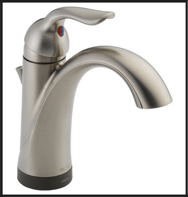 Delta Lahara Single Hole touchless bathroom sink faucet