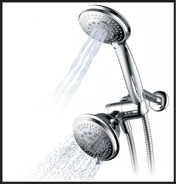 Hydroluxe 1433 Handheld Dual 2 in 1 Shower Head System