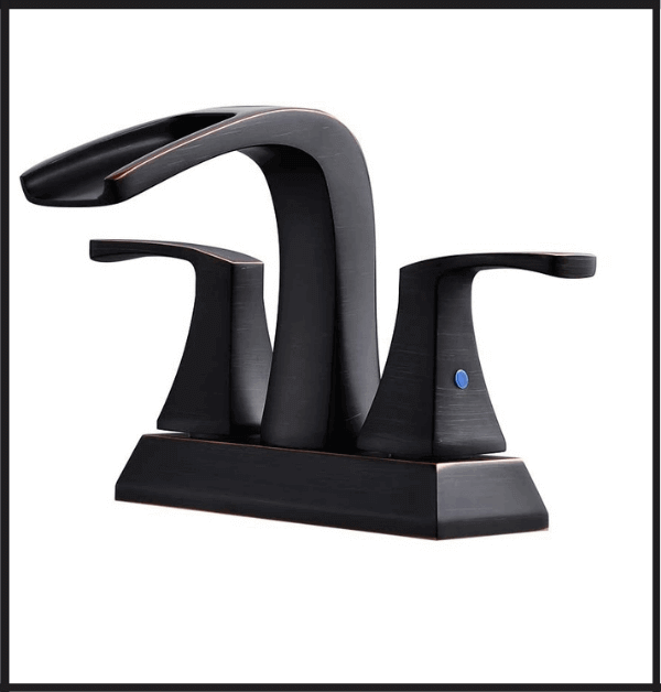 PARLOS Waterfall Spout Bathroom Sink Faucet For Hard Water