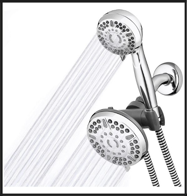 Waterpik High Pressure 2-in-1 Shower Head Handheld Spray