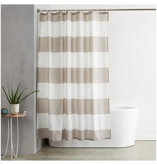 Amazon Basics Shower Curtain For Small Stand Up Showers