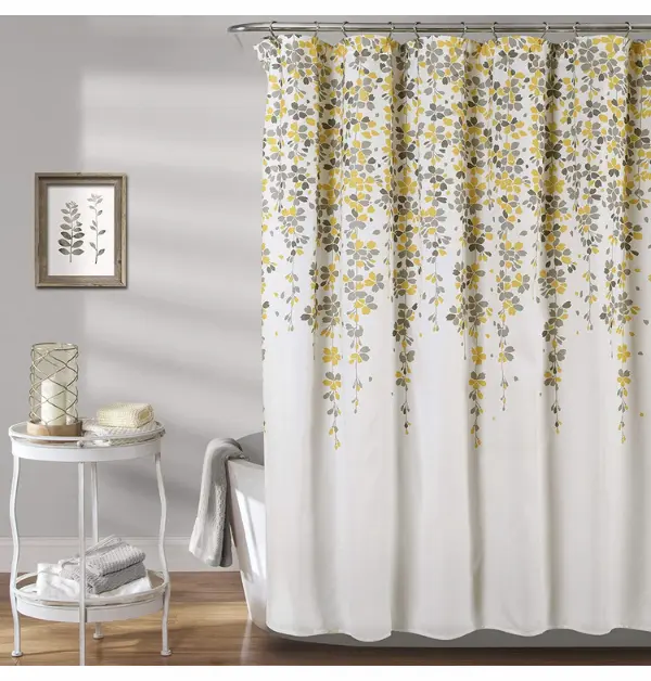 Lush Decor Weeping Flower Shower Curtain For Small Showers