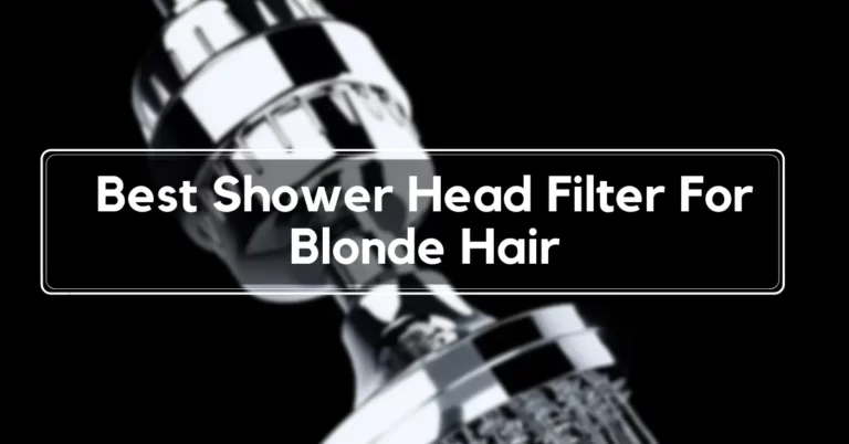 best shower head filter for blonde hair