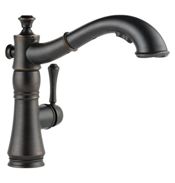 Delta Faucet Cassidy Single-Handle Kitchen Sink Faucet For Hard Water
