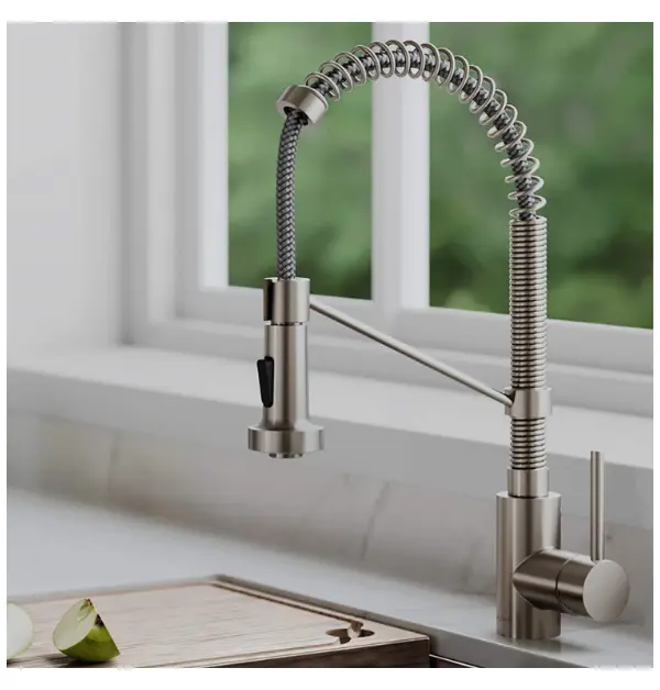 Kraus KPF-1610SFS Bolden Commercial Kitchen Faucet For Hard Water