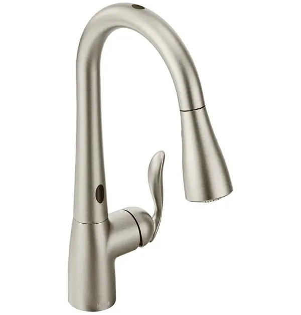 Moen 7594ESRS Arbor Motionsense Touchless Hard Water-Resistant Kitchen Faucet