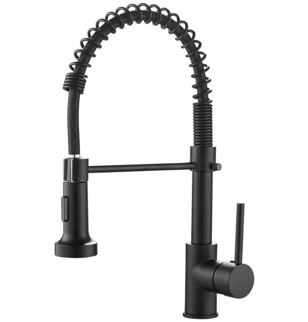 OWOFAN Single Handle Kitchen Sink Faucet For Hard Water with Commercial Styles